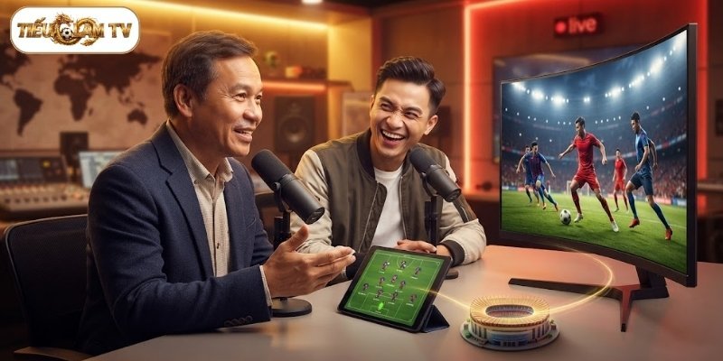 Bình luận viên chuyên nghiệp, am hiểu chiến thuật và tạo không khí sôi động