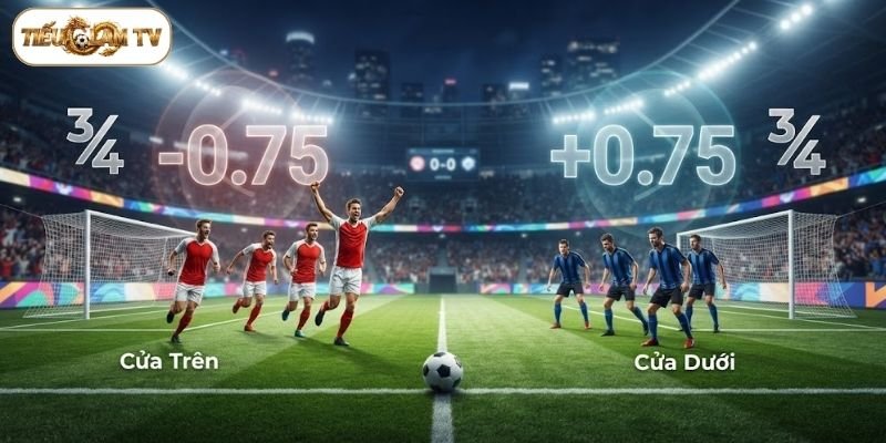 Kèo 0.75 là gì? Đây là loại kèo chấp 3/4 với cách tính thắng thua linh hoạt