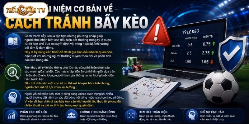 Khái niệm cơ bản về cách tránh bẫy kèo