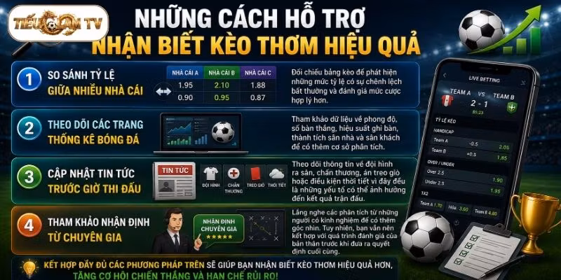 Những cách hỗ trợ nhận biết kèo thơm hiệu quả