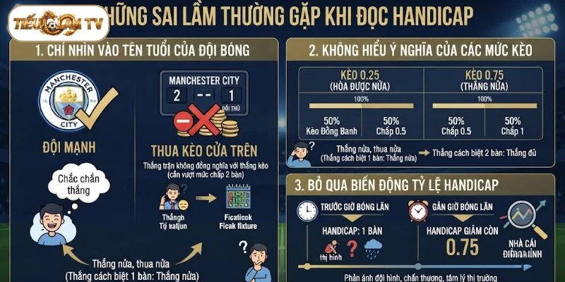 Những sai lầm thường gặp khi đọc Handicap